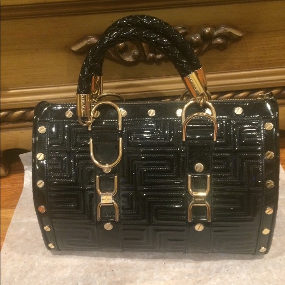Gianni Versace Patent Madonna Snap Out Of It Bag - Picture 6 of 8